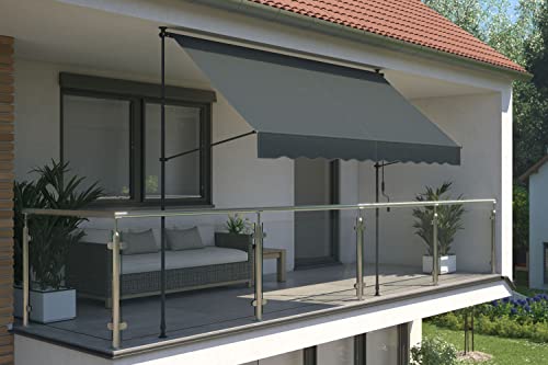 Klemmmarkise 'ILANGA' Balkon Markise Klemm-Markise, UV-beständig und höhenverstellbar