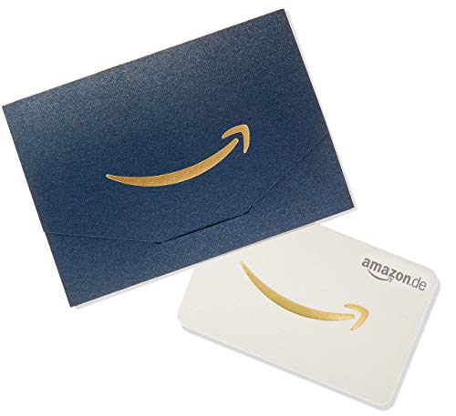 Amazon.de Geschenkkarte in Geschenkkuvert (Navy und Gold)