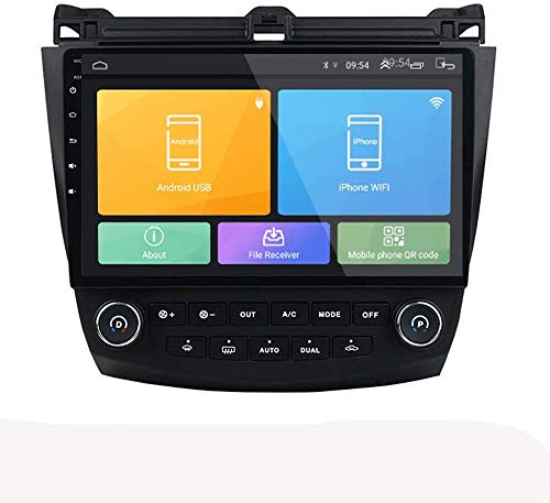 LINGJIE Android 8.1 GPS-Navigation für Honda Accord 7 2003-2007 Autoradio mit Navi unterstützt GPS WiFi USB Carplay SWC TMPs mit Bluetooth-Freisprecheinrichtung,1+16g