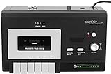auvisio MC digitalisieren: USB-Kassettenrecorder UCR-2200 Deluxe (Versandrückläufer) (Kassette digitalisieren, Musikkassetten digitalisieren, Recorder)