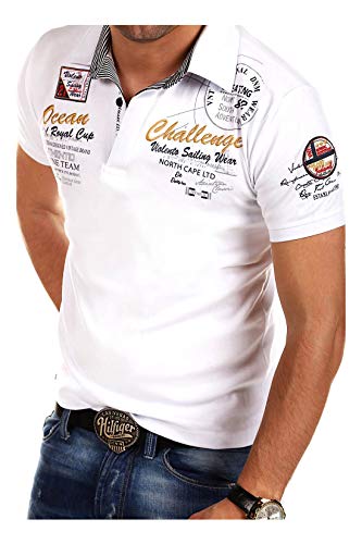 MT Styles Poloshirt Challenge T-Shirt R-2728 [Weiß, M]