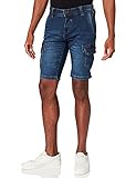 Timezone Herren Slim StanleyTZ Jeans-Shorts, Light Aged Wash 2, 34W Regular