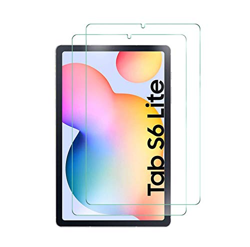 WEOFUN 2 Stück Schutzfolie für Samsung Galaxy Tab S6 Lite 2020 10.4 Zoll，HD Klar Glas Displayschutzfolie