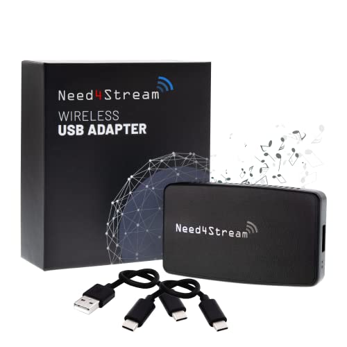 Need4Stream N4S-WL20 Wireless Adapter, kabellos, kompatibel mit Android Auto, Apple CarPlay, AppConnect, Seat, Skoda und VW