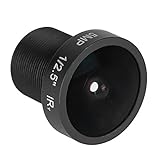 Richer-R 2,1 mm CCTV Objektiv, 5MP HD Weitwinkel 180 ° CCTV IR-Objektiv Nachtsicht Kamera Linse,Objektiv M12 * 0.5 Sicherheit IP-Kamera für 1/2.5 Zoll CCD-Chip Schwarz