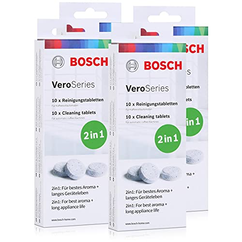 Bosch VeroSeries TCZ8001 Reinigungstabletten 2in1-10 Tabletten (4er Pack)