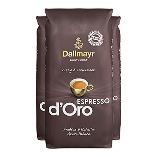 3x DALLMAYR Espresso d' Oro (ganze Bohnen / 1000g)