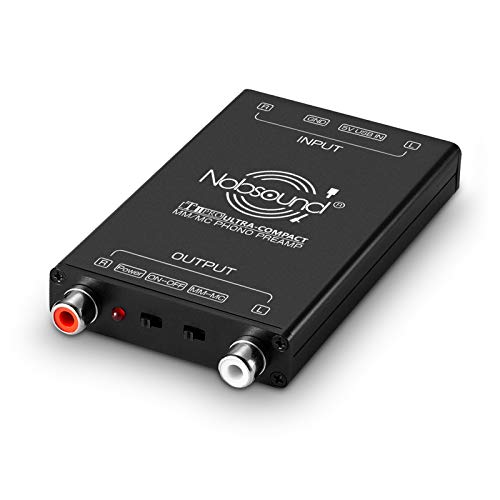 Nobsound T1 Pro MM MC Phono Plattenspieler Vorverstärker Stereo Mini Turntable Preamplifier Phonograph Vorverstärker
