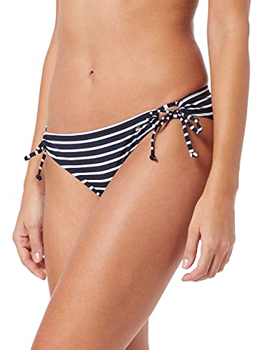 s.Oliver RED LABEL Beachwear LM Damen Hill Bikini-Unterteile, schwarz-weiß gestreift, 36