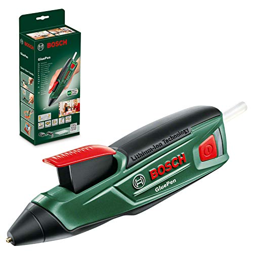 Bosch Akku Heißklebepistole GluePen (Micro-USB-Ladegerät, 4x Klebestick Ultrapower, 3,6 Volt, im Karton)