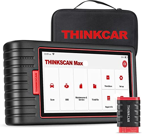 thinkcar ThinkScan Max obd2 diagnosegerät Auto für die vollständige Systemdiagnose,Auto diagnose Scanner für ECU Codierung, mit 28 Service Funktionen,lebenslanges kostenloses Aktualisieren