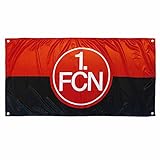 FBS - Flagge Deutschland 1. FCN (1. FC Nürnberg), 140 x 70 cm, rot / schwarz