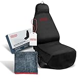 PROTEX Sitzschoner für Autositze | Rutsch- und wasserfestes, schmutzabweisendes Oxford-Material | Ideale Passform | schwarz (1 Stück)
