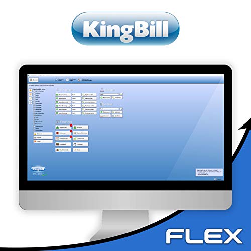 Buchhaltungsprogramm KingBill FLEX für Handwerker und Dienstleister, Klein und Mittelbetriebe aller Branchen (kein Abo inkl. Support)