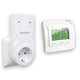 VASNER Funk Thermostat Set VFTB-AS Steckdose für Infrarotheizung digital bis 9 Empfänger programmierbar