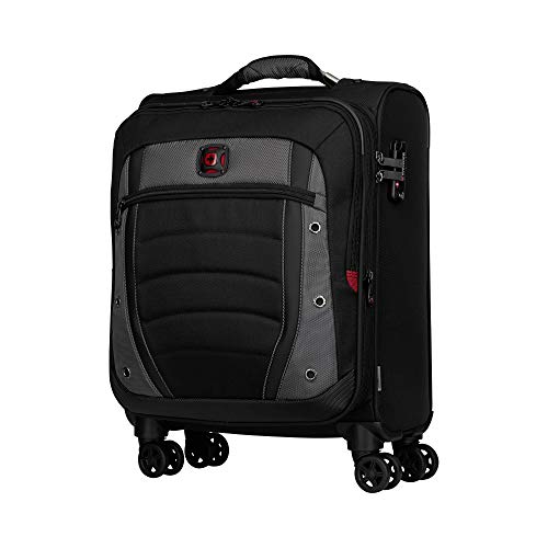 Wenger Wenger Synergy 20' Expandable Softside Luggage Carry-On - Grey/Black Koffer, 54 cm, 48.4 liters, Schwarz (Black/Grey)