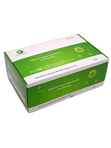 Green Spring® COVID-19 Antigen SARS CoV-2 Schnelltest - 25er Packung Profitest - 4 in 1 Test mit Lolly Test Corona