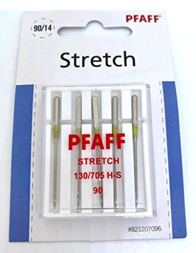 Pfaff Stretch/Jersey Nähmaschinennadeln 130/705 H+S Stärke 90 für Pfaff Nähmaschinen Smarter by Pfaff 140S, 160S, 260C