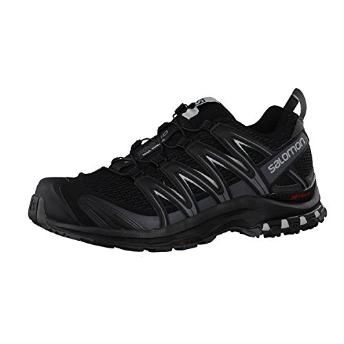 Salomon Herren Trail Running Schuhe, XA PRO 3D, Farbe: schwarz (Black/Magnet/Quiet Shade) Größe: EU 46 2/3