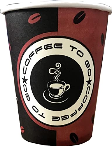 MADE IN DE ! 1.000x 400 ml Hartpapier Kaffeebecher 16 Oz Einweg Pappbecher Cups Coffee to go 0,4 L Becher