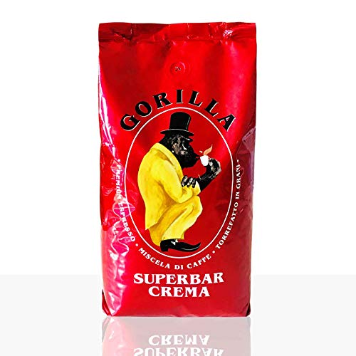 Gorilla Espresso Super Bar Crema 12 x 1kg, Kaffee ganze Bohne