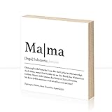 Muttertag Geschenk, Personalisierbare Definition, Mama Synonyme Holzschild, Personalisierte Geschenkidee zum Muttertag