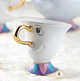 qnmbdgm Limited Edition Die Schöne und das Biest Teetassen-Set Frau Potts Sohn: Chip Cups Tee-Set Kaffeetasse Lovely Xmas Birthday Gift