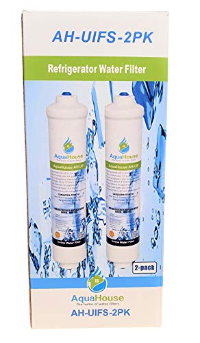 AquaHouse 2X UIFS kompatibel Kühlschrank Wasserfilter für Samsung DA29-10105J HAFEX/EXP WSF-100 Aqua-Pure Plus (nur externer Filter)