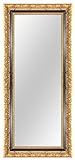OLIMP Wandspiegel 55 x 155 cm Gold Schwarz Barock Shabby Vintage, Bad Flur Ganzkörper XXL Spiegel BRH32 - Alle Größen