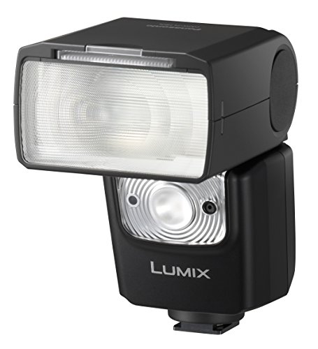 Panasonic LUMIX DMW-FL580L Externes Blitzgerät (Leitzahl 58, LED-Videoleuchten-Funktion, kabellose Bedienung) schwarz