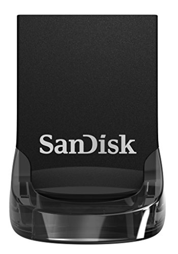 SanDisk Ultra Fit 64GB USB 3.1 Flash-Laufwerk, schwarz