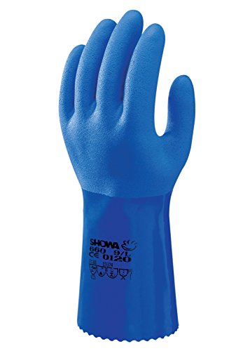 SHOWA 660, PVC – Beschichtung, Chemie, Blau, 9/L