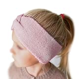 Papierdrachen Kinder Haarband aus Strick - rosa – Bequem & Stilvoll mit Knoten – Perfektes Accessoire für Jungen und Mädchen