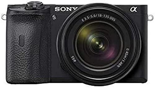 Sony Alpha 6600 | APS-C Spiegellose Kamera mit Sony 18-135mm f/3.5-5.6 Zoom-Objektiv (Schneller 0,02s AF, optische 5-Achsen-Bildstabilisierung, 4K HLG Videoaufnahmen, neigbares Display für Vlogging)