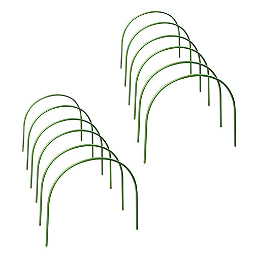 æ— 12 Pack Garden Tyres Greenhouse Tyres Durable Plant Tunnel Support Greenhouse Tunnel Gardening Propagation Frame for Garden