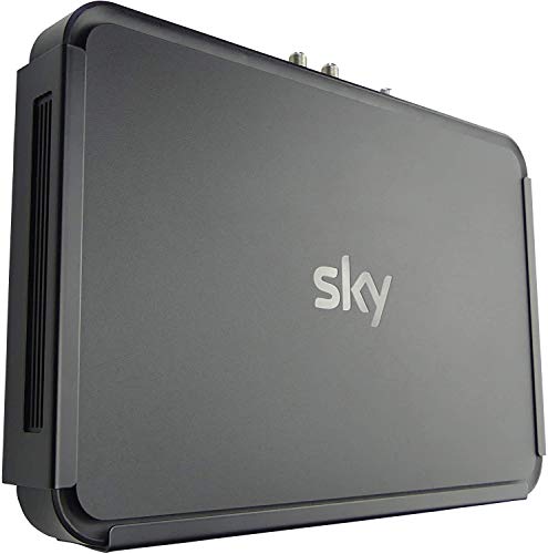 Q-View Wandhalterung für Sky Q Humax/Pace ESD 160c, Sky Q SAT-Empfänger 1 TB Festplatte Humax und Pace Sky + Pro ESD-160S und 4K UHD 1000 GB Schwarz