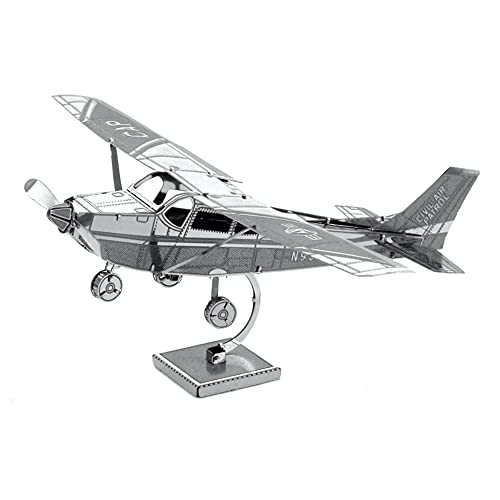 HQ Windspiration MMS045 Metal Earth, Cessna 172 Skyhawk, Konstruktionsspielzeug lasergeschnittener 3D-Konstruktionsbausatz, 1 Metallplatinen, ab 14 Jahren