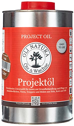 OLI-NATURA Projektöl (Universalholzöl), Inhalt: 1 Liter, Farbe: Teak