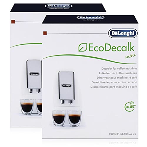 2x Delonghi Entkalker Eco Dekalk mini 200ml für Kaffee Espresso Vollautomaten