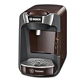 Tassimo Suny Kapselmaschine TAS3207 Kaffeemaschine by Bosch, über 70 Getränke, vollautomatisch, geeignet für alle Tassen, nahezu keine Aufheizzeit, 1300 W, braun/anthrazit