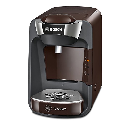 Tassimo Suny Kapselmaschine TAS3207 Kaffeemaschine by Bosch, über 70 Getränke, vollautomatisch, geeignet für alle Tassen, nahezu keine Aufheizzeit, 1300 W, braun/anthrazit