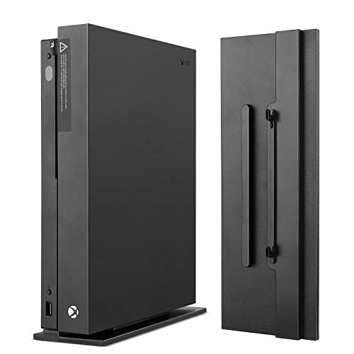 TNP Vertikaler Ständer für Xbox One X, Konsolen-Dock-Halterung, schützende stabile Basis mit 6 rutschfesten Füßen, platzsparendes Zubehör für Microsoft Xbox One X Spielekonsole