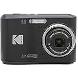 KODAK Pixpro FZ45-16.44 Megapixel Digitale Kompaktkamera, 4X optischer Zoom, 2.7 Zoll LCD, 720p HD-Video, AA-Batterie - Schwarz