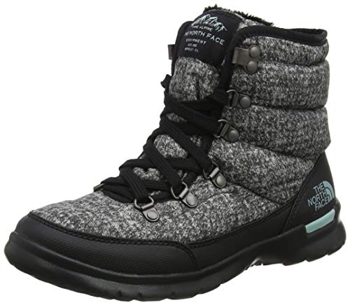 THE NORTH FACE Damen Thermoball Lace Ii Schneestiefel, Grau (Burnished Houndstooth Print/Blue Haze 5qp), 36 EU