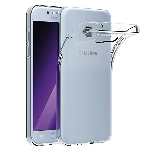 AICEK Samsung Galaxy A5 2017 Hülle, Transparent Silikon Schutzhülle für Galaxy A5 2017 5,2 Zoll Case Crystal Clear Durchsichtige TPU Bumper Samsung Galaxy A5 2017 Handyhülle