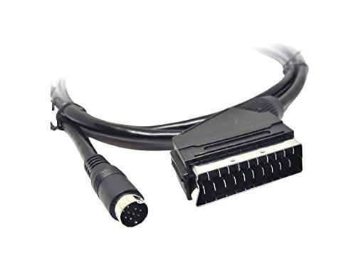 Xoro AV3 Audio/Video Adapterkabel (für HRT 8772/8780, SCART, 1,5 Meter, ACC400513) schwarz
