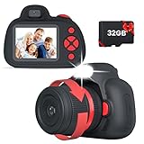 MOREXIMI Kinderkamera, Digitalkamera für Kinder im Alter von 3–8 Jahren, Geburtstagsgeschenk, Spielzeug für Mädchen und Jungen (Schwarz)