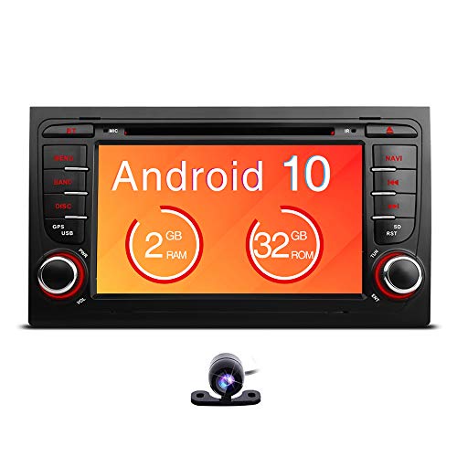 Freeauto Für Audi A4 / S4 / RS4 / Seat Exeo 7 Zoll Android 10.0 Auto GPS Radio Navigation mit Bildschirm Mirroring Funktion & OBD2