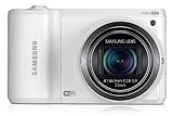 Samsung WB800F Smart-Digitalkamera (16,3 Megapixel, 21-fach opt. Zoom, 7,6 cm (3 Zoll) LCD-Display, bildstabilisiert, Full HD Video, WiFi) weiß