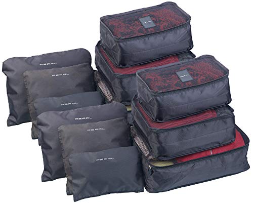 PEARL Koffertaschen: 12er-Set Kleidertaschen für Koffer, Reisetasche & Co, 6 Größen (Koffertaschen Set)